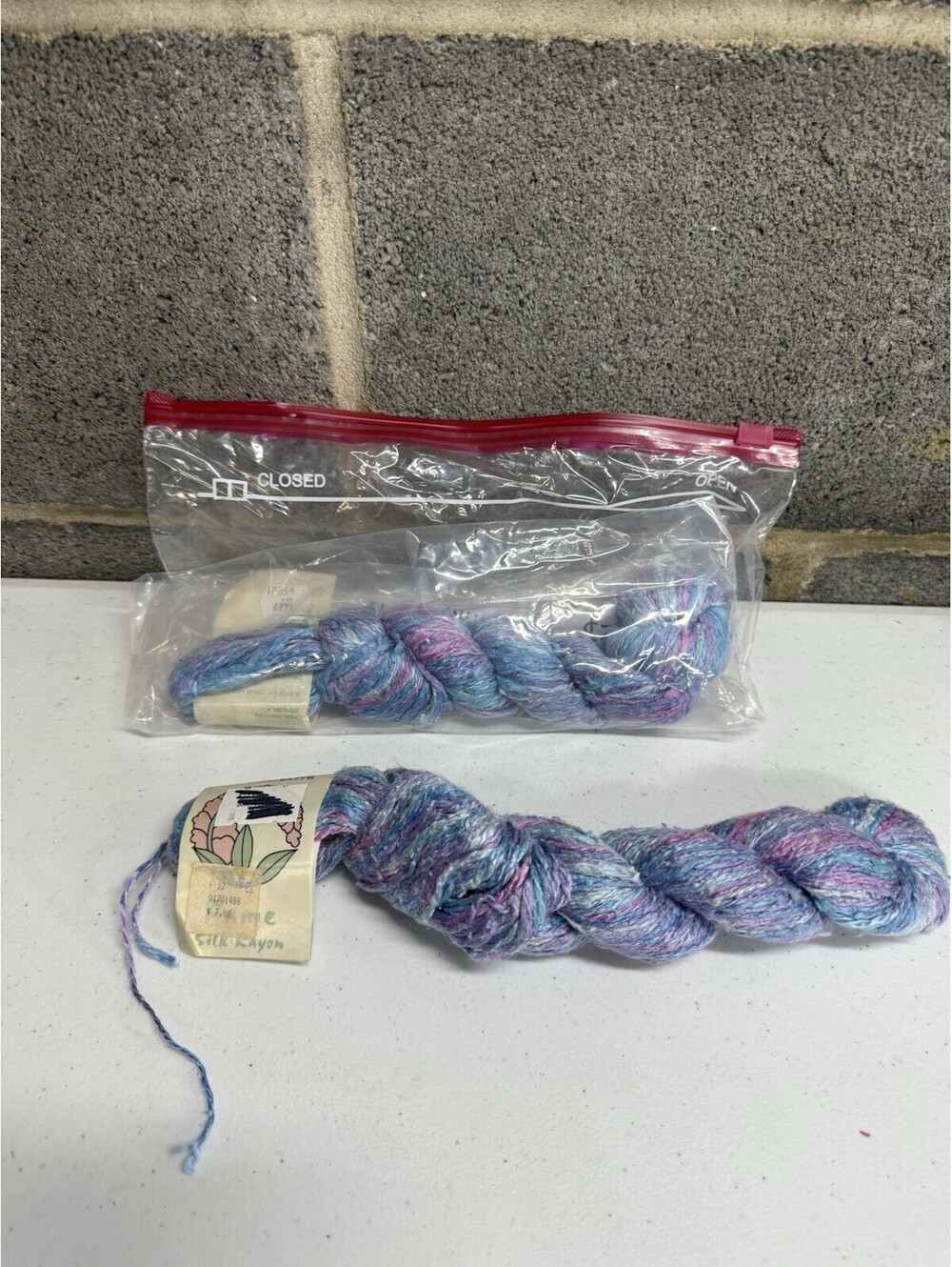 Classic Elite Yarn ‘Fame’ Silk/Rayon Yarn Shade 1488 -2 Skein Lot
